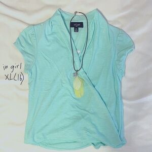 In Girl Mint Blouse XL(16)